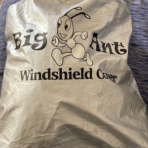 Big ant snow windshield cover
